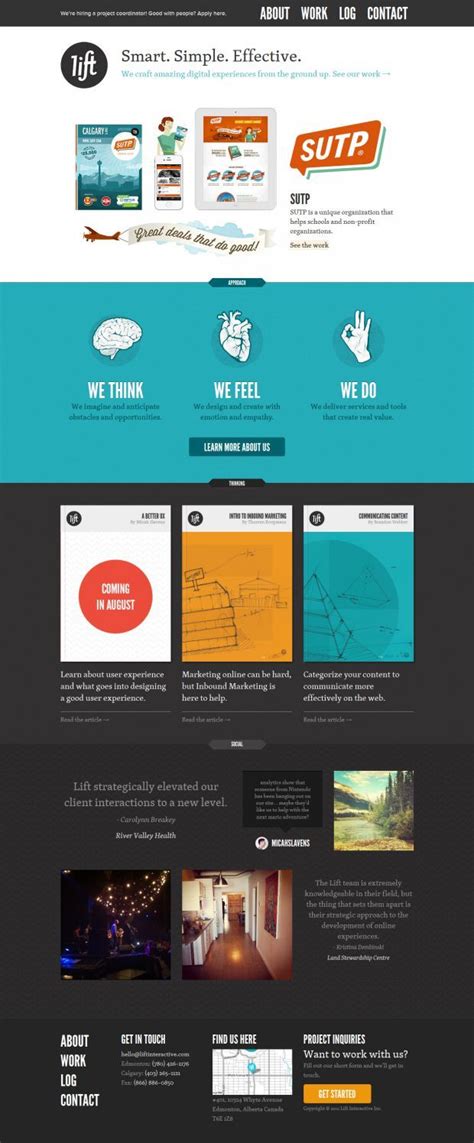 Lift Interactive: Web Design and Web Development - Best website, web design inspiration showcase ...