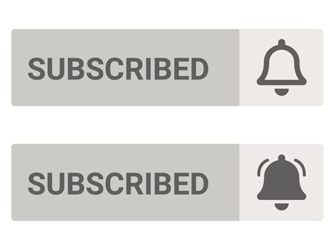 Gray button subscribe Youtube by Anthon on Dribbble