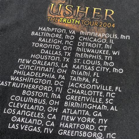 Vintage 2004 Usher 'The Truth Tour' T-Shirt – Sabbatical Vintage