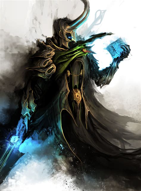 Loki illustration, The Avengers, fantasy art, Loki HD wallpaper | Wallpaper Flare