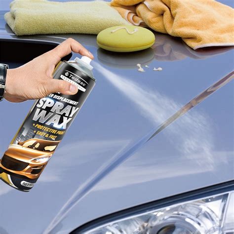 One Step Quick Car Care and Easy Application Aerosol Car Wax Spray Durable UV Protection Car ...