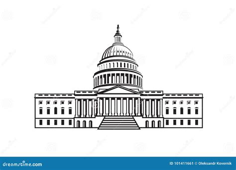 Vector Capitol Building Logo | CartoonDealer.com #49673923