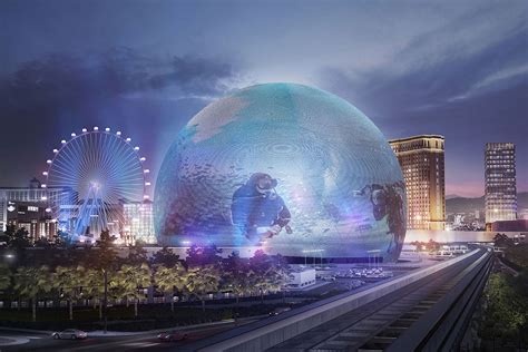 MSG Sphere construction in Las Vegas reaches 65-foot level | Business