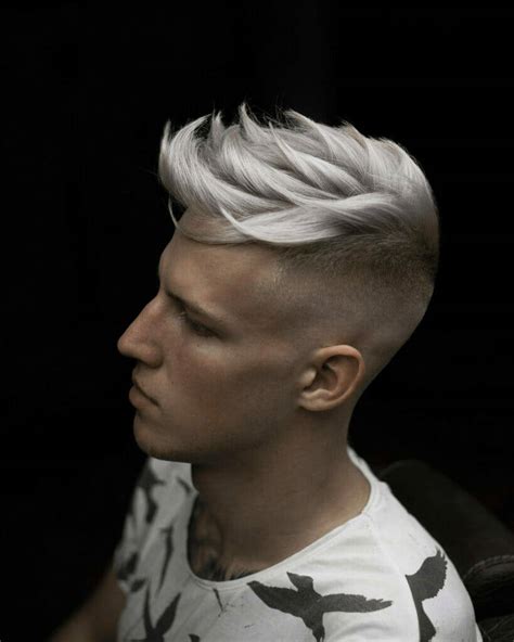 Download Platinum Blonde Short Spiky Men Hair Style Wallpaper ...