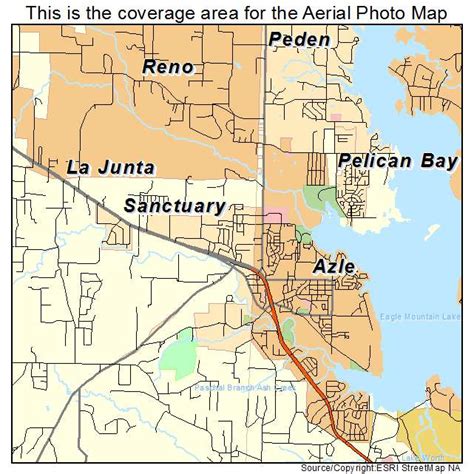 Aerial Photography Map of Azle, TX Texas