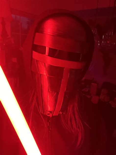 Darth Revan mask came today : r/starwarscosplay