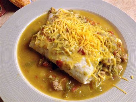 Green Chili Smothered Burritos | The finished dish — green chili ...