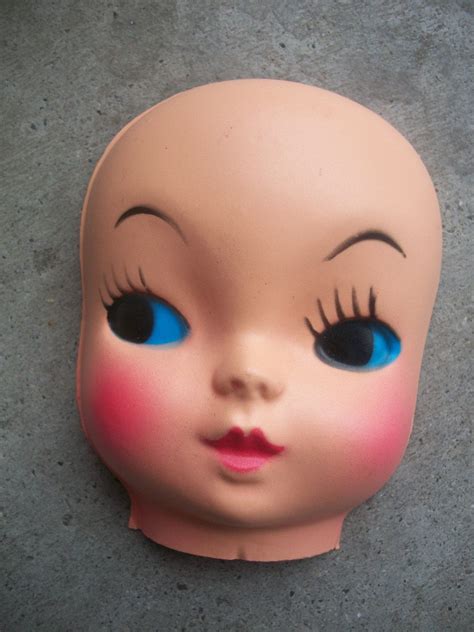 Vintage Fibre-Craft Plastic Doll Face | Doll face, Plastic doll, Crafts