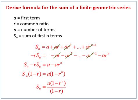 What Is The Formula For Geometric Sequence - slideshare