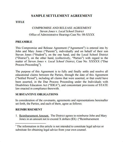 Sample Divorce Mediation Agreement | Classles Democracy