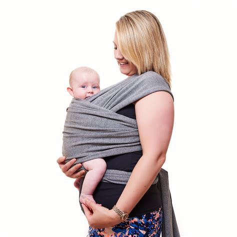 Premium Baby Carrier | Neutral Grey | One Size Fits All | Cozy & Soothing for Babies | Suitable ...