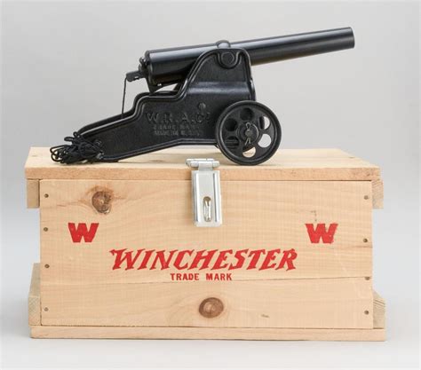 Sold Price: WINCHESTER SIGNAL CANNON 10-ga., Serial #007000. Black ...