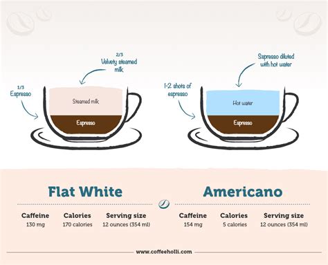 Flat White Vs Americano - Here's What You Should Know - CoffeeHolli.com