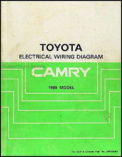 1989 Toyota Camry Wiring Diagram Manual Original