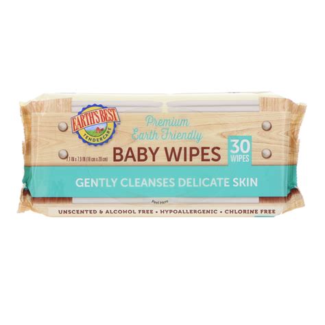 Earth's Best, TenderCare, Premium Earth Friendly, Baby Wipes, 30 Wipes - iHerb