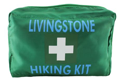 Hiking First Aid Kit, Complete Set In Green Nylon Pouch - Everything Safety