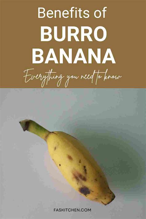 Burro Banana 101: Nutrition, Benefits, How To Use, Buy, Store | Burro ...