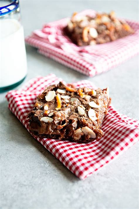 Chocolate Almond Picnic Bars Recipe - Dine and Dish | Picnic bars ...