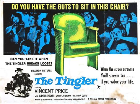 THE TINGLER (William Castle, 1959) | Retro horror, Horror movie posters, Movie posters vintage