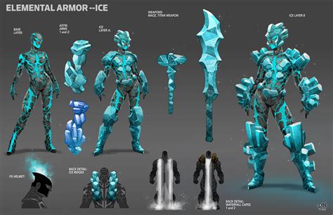 Elemental Armor--ICE by DNA-1 on DeviantArt