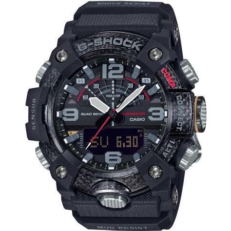 Casio G-Shock Men's Mudmaster Carbon Core Guard 55mm Watch GG-B100-1AER ...