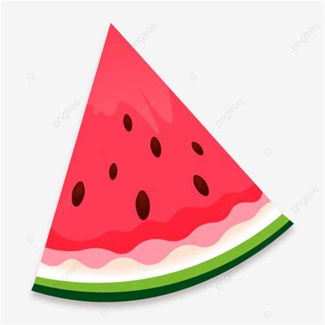 Watermelon Slice Vector, Watermelon, Slice Watermelon, Summer PNG and Vector with Transparent ...