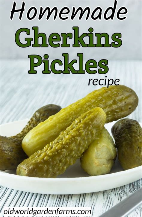 Homemade Gherkins Pickles Recipe - make this delicious and addicting ...