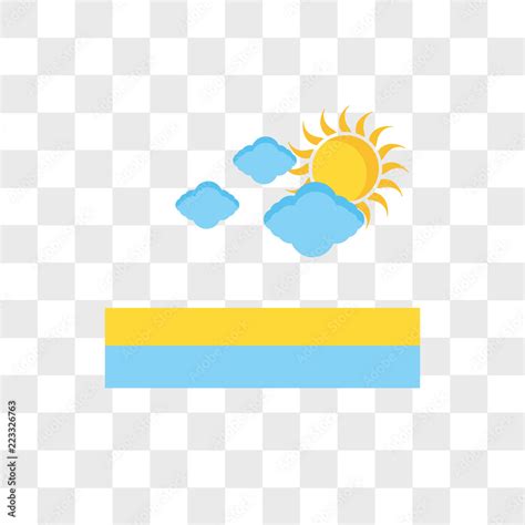 Cloudy vector icon isolated on transparent background, Cloudy logo ...