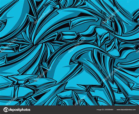 Abstract Blue Graffiti Background Vector Illustration Stock Vector Image by ©alex_scholar #200088464