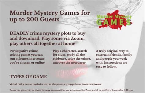 The TOP 14 Online Murder Mystery Games Ranked (2024 List)