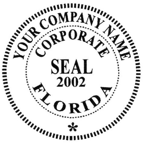 Corporate Seal Stamp Template Designs - sitetools