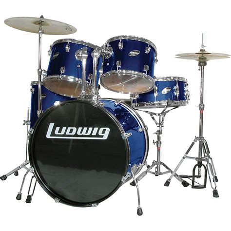 Ludwig Accent Combo 5-piece Drum Set Blue | Musician's Friend