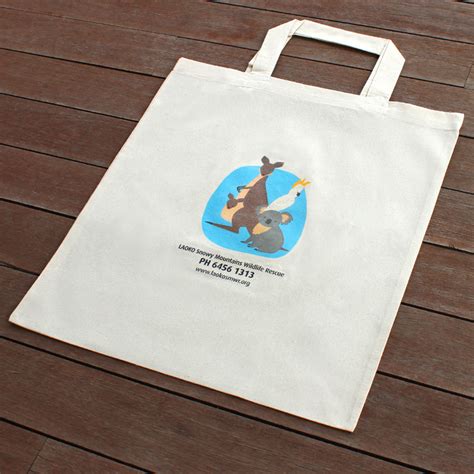 Australian Wildlife Reusable Shopping Bags (Blue) | Snowy Mountains Wildlife Rescue LAOKO