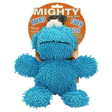 Mighty Toys Microfiber Ball Monster Durable Squeaky Dog Toy, Medium | Petco