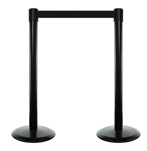 Tensabarrier® Advance Black Retractable Barriers | Tensator® EU