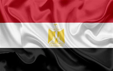 Download wallpapers Egyptian flag, Egypt, Africa, flag of Egypt, silk ...