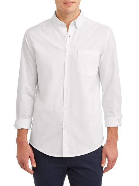 George Slim Fit Oxford Shirt - Walmart.com