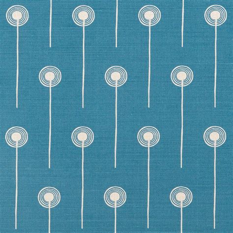 Angie Lewin - Dandelion Two fabric - Festival Blue | Angie lewin ...