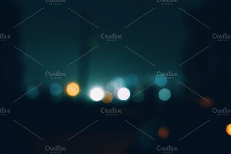 Blurred city lights | Abstract Stock Photos ~ Creative Market