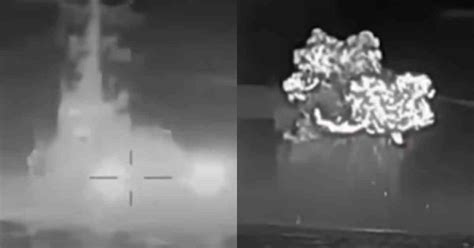 Watch: Ukrainian Forces Destroy Russian Missile Boat In Black Sea Operation