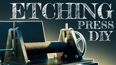 Etching press DIY - YouTube