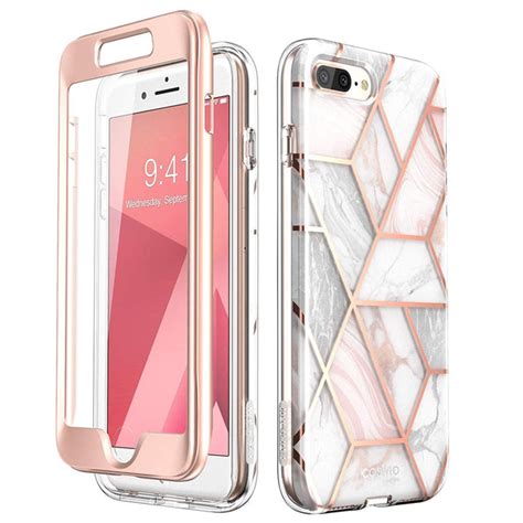 iPhone 8 Plus | 7 Plus Cosmo Case-Marble Pink | i-Blason