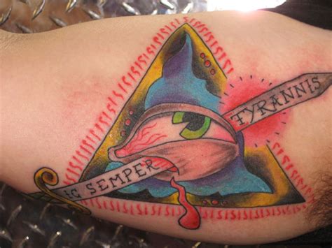 sic semper tyrannis by nickholetattoos on DeviantArt