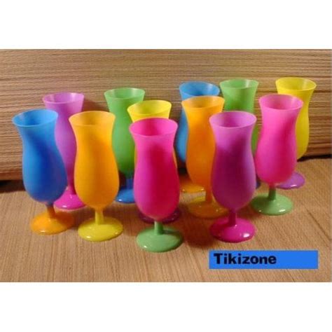 Assorted Neon Hurricane Glasses - Party Supplies - 12 Pieces - Walmart ...