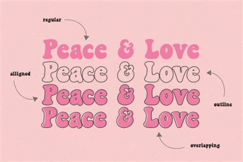 Peace and Love Font - fontforlife.com