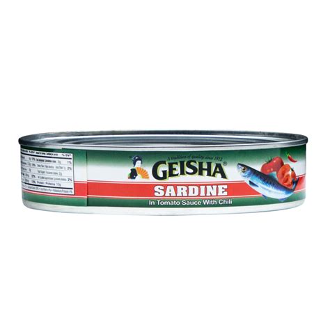 SARDINES IN TOMATO SAUCE WITH CHILI - Geisha Brand