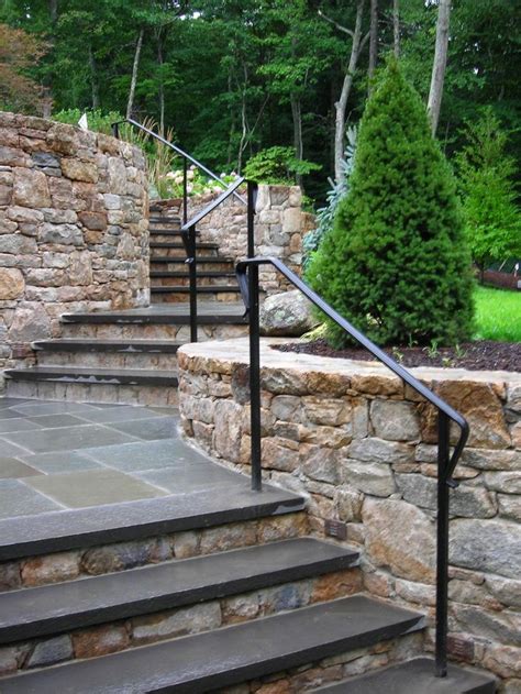 Image result for handrail in forest stone | Railings outdoor, Exterior stairs, Outdoor stairs