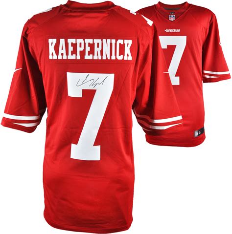 Colin Kaepernick San Francisco 49ers Autographed Nike Scarlet Limited ...