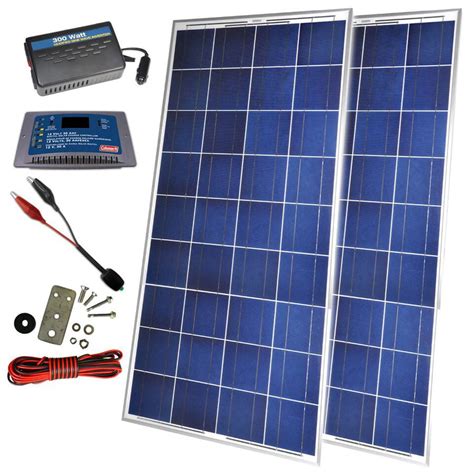 Coleman 26.57-in x 58.82-in x 1.61-in 300-Watt Portable Solar Panel at ...