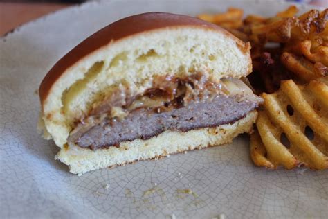 Pork Burgers with Caramelized Onions - Bottom Left of the Mitten